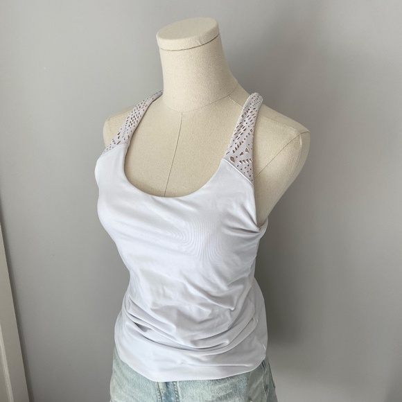 all White Workout Top | Athletic Wear - Picture 2 of 6